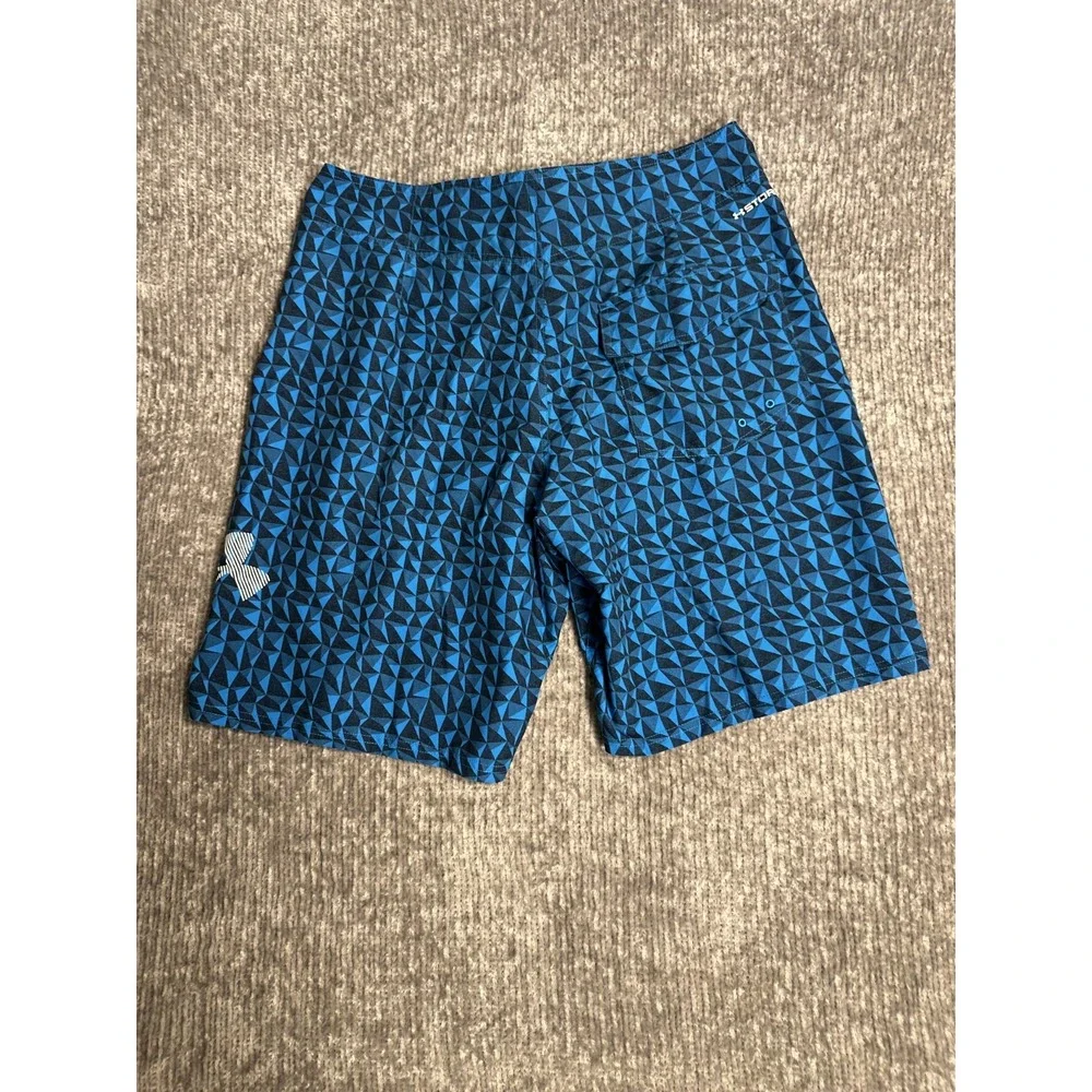 Under Armour 36 Bergwind Board shorts Swimsuit Blue Storm Heat Gear